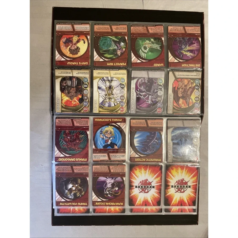 135 Cards | Bakugan Mixed Metal‎ Card Lot | Battle Brawler Binder